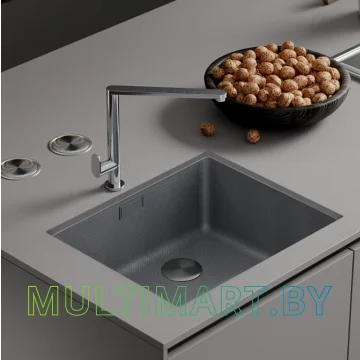 Кухонная мойка Roxen Uno 560210-54S (сатин текстурный) картинка 7